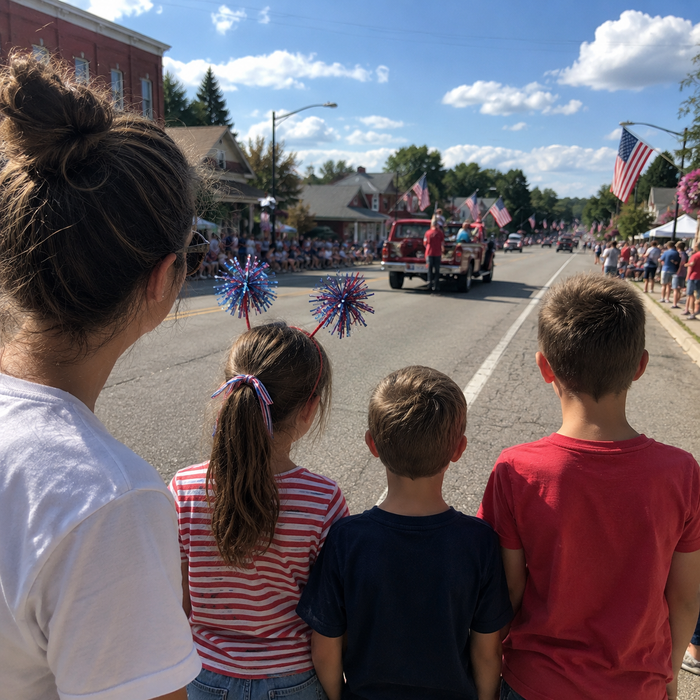 Before the parade.