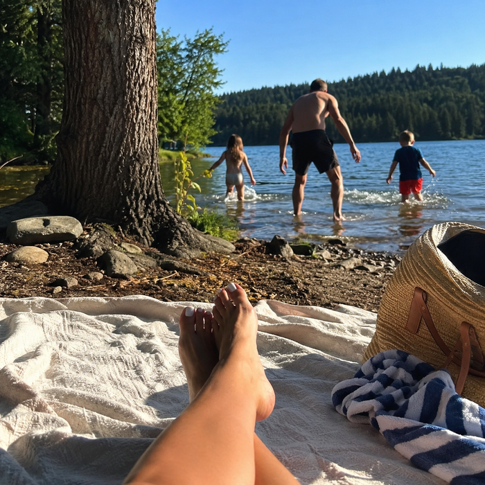 Lake day.