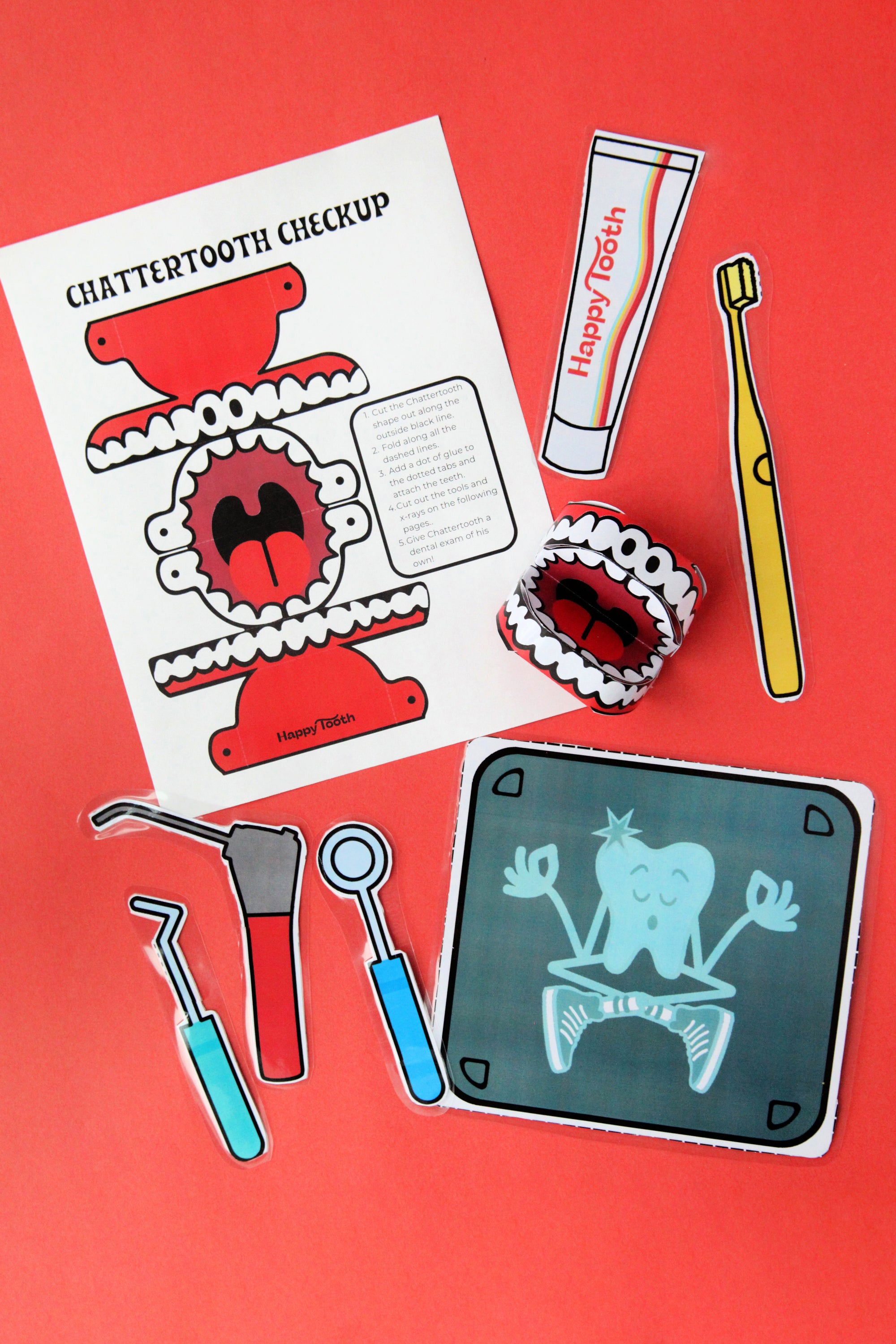 Happy Tooth Printable Activity Pack