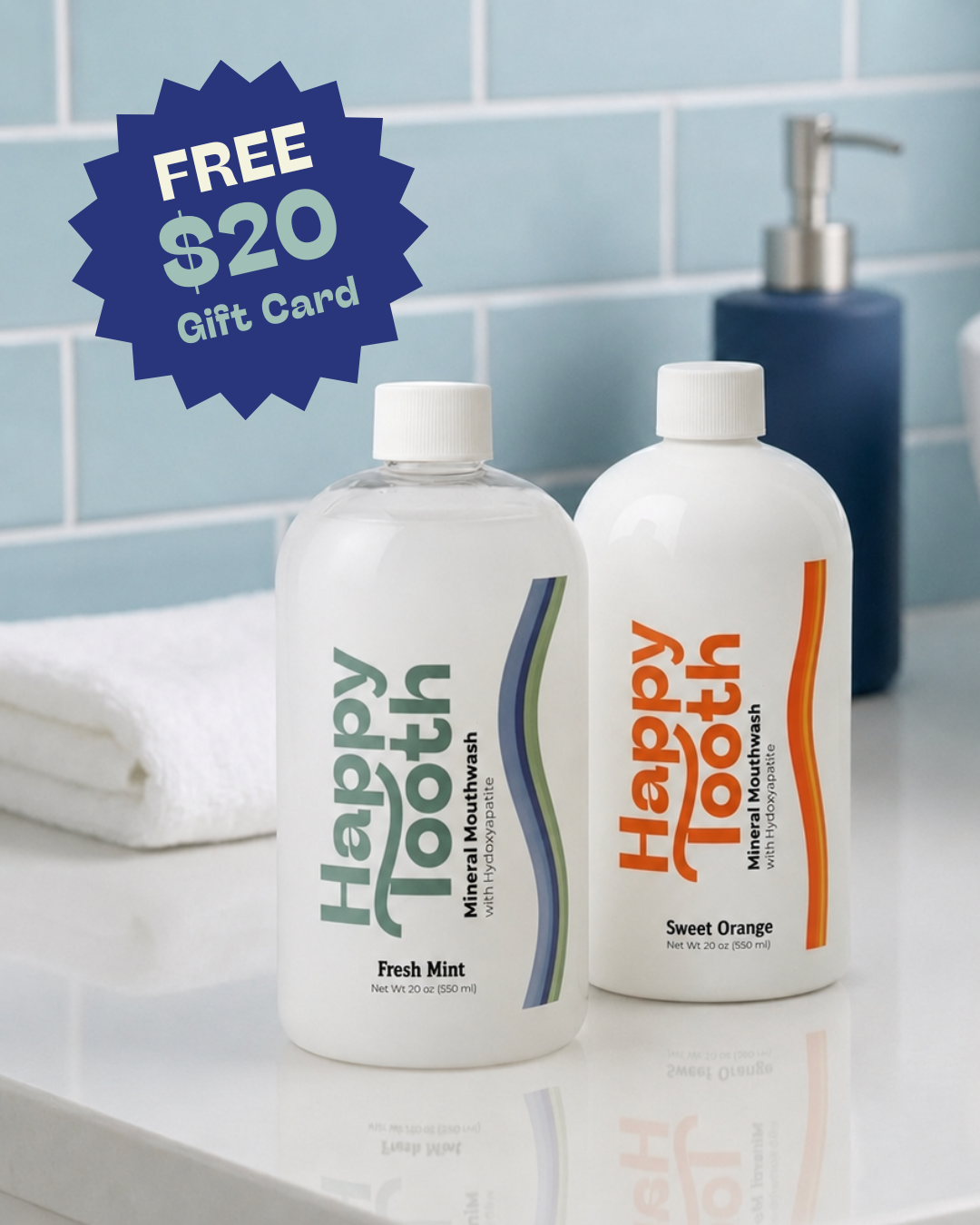Mineral Mouthwash 2-Pack + FREE $20 Gift Card