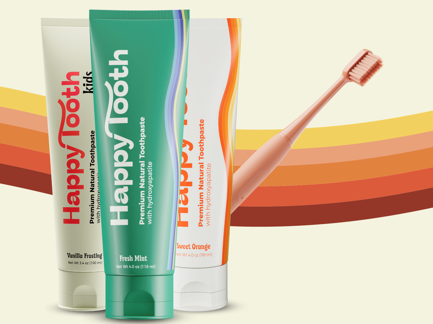 Hap Toothpaste Hydroxyapatite Toothpaste – Happy Tooth Products