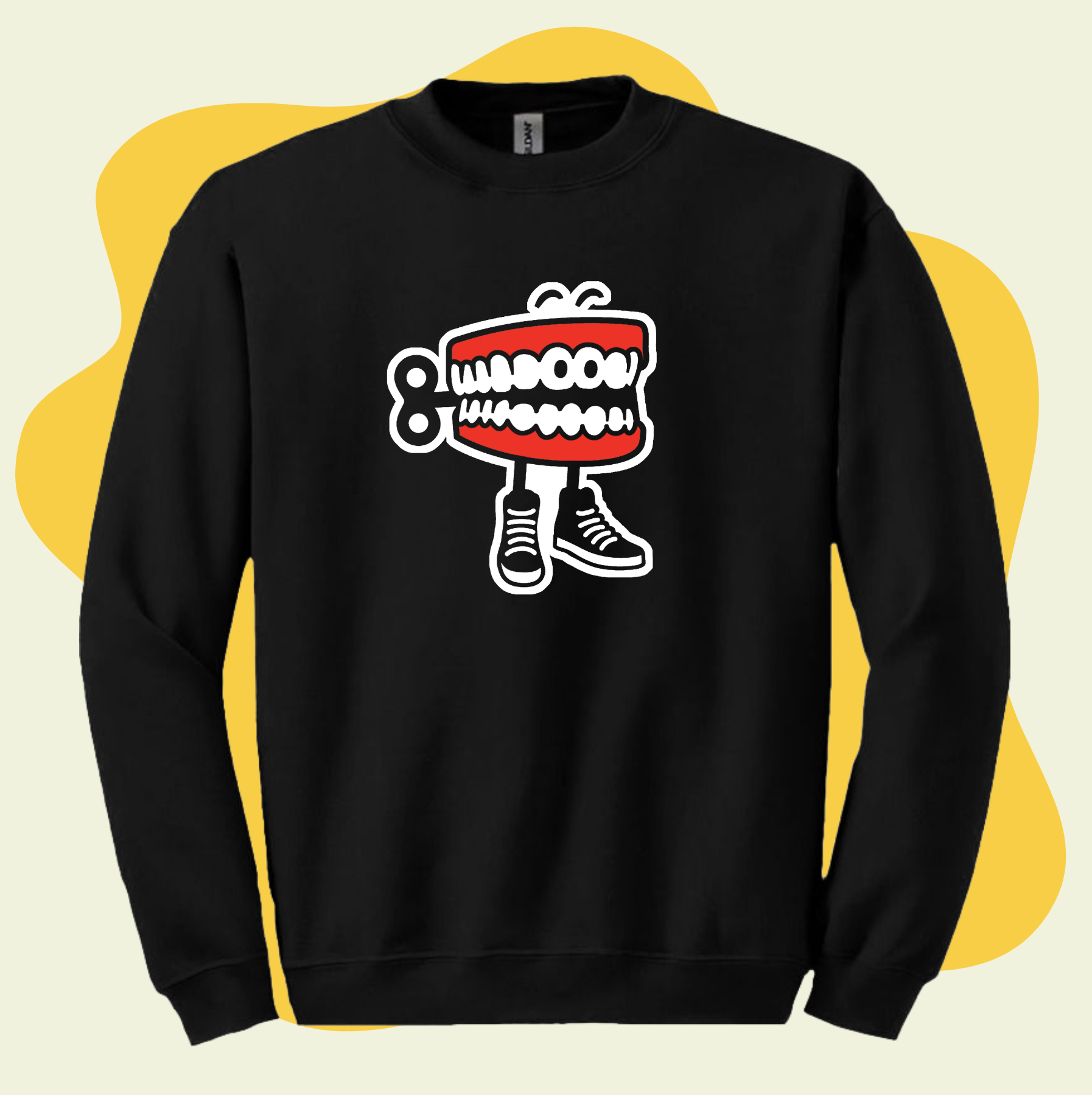 Classic Chattertooth Sweatshirt - Black