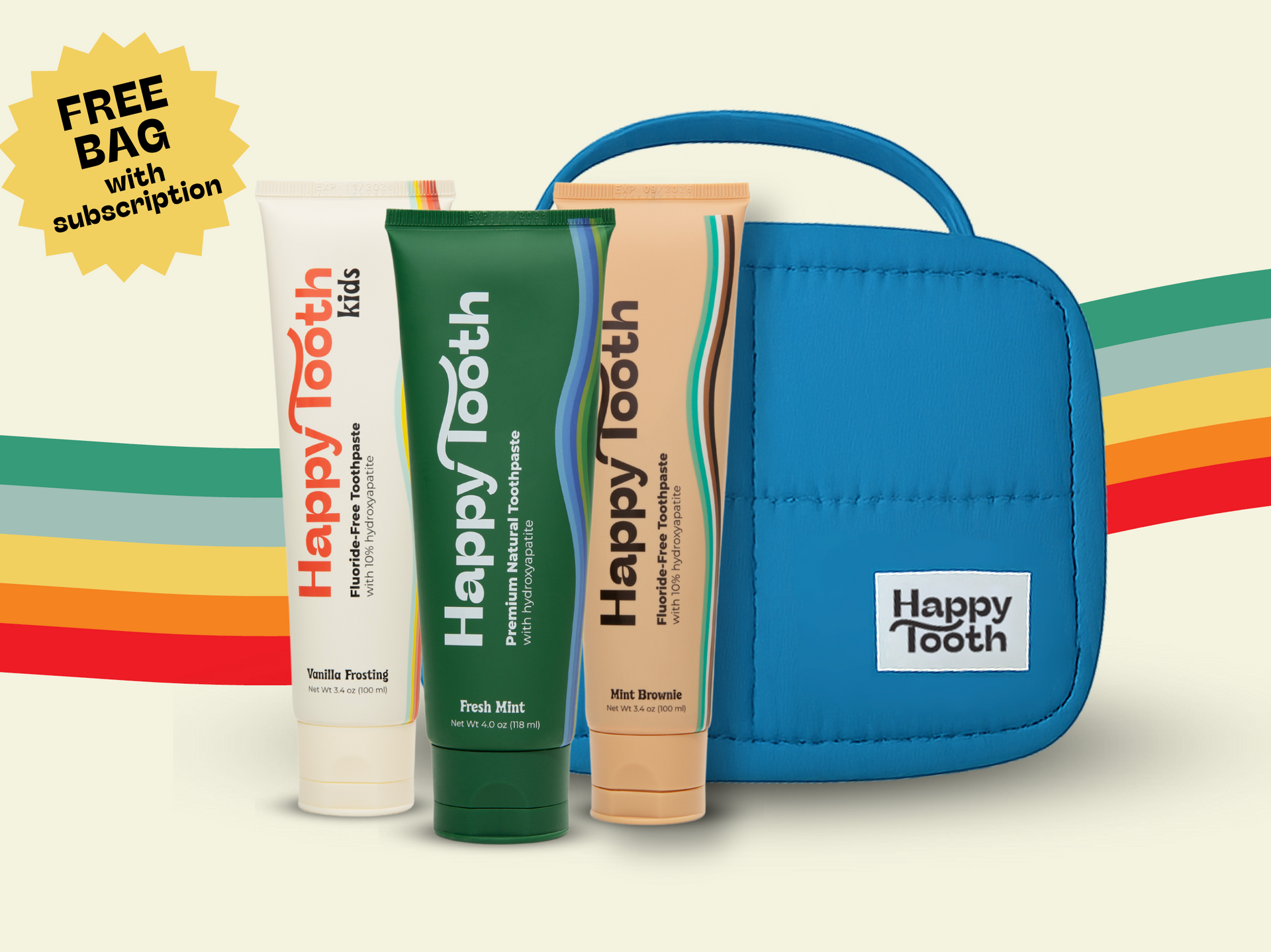 Hydroxyapatite Toothpaste Happy Tooth Products