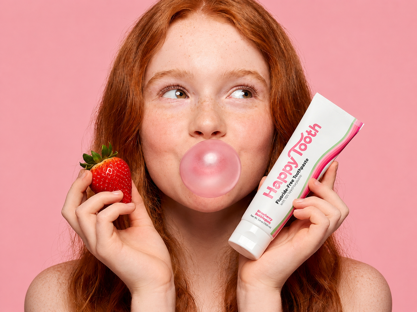Limited Edition Strawberry Bubblegum Toothpaste