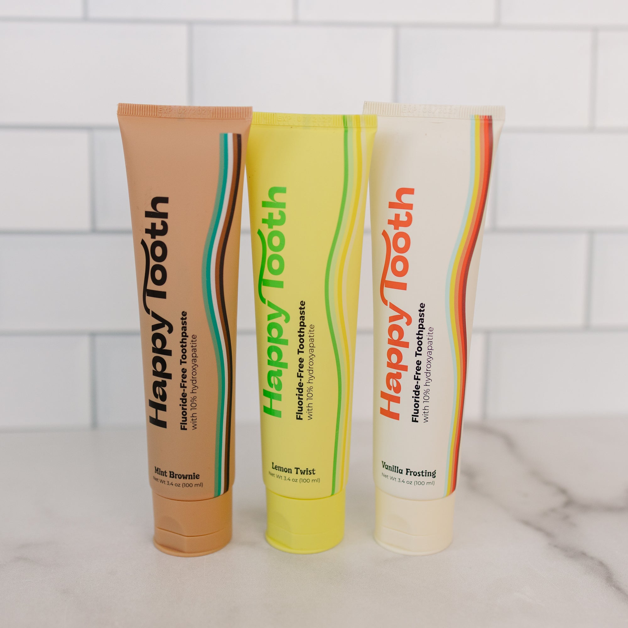 [NEW] Natural Hydroxyapatite Toothpaste 3-Pack