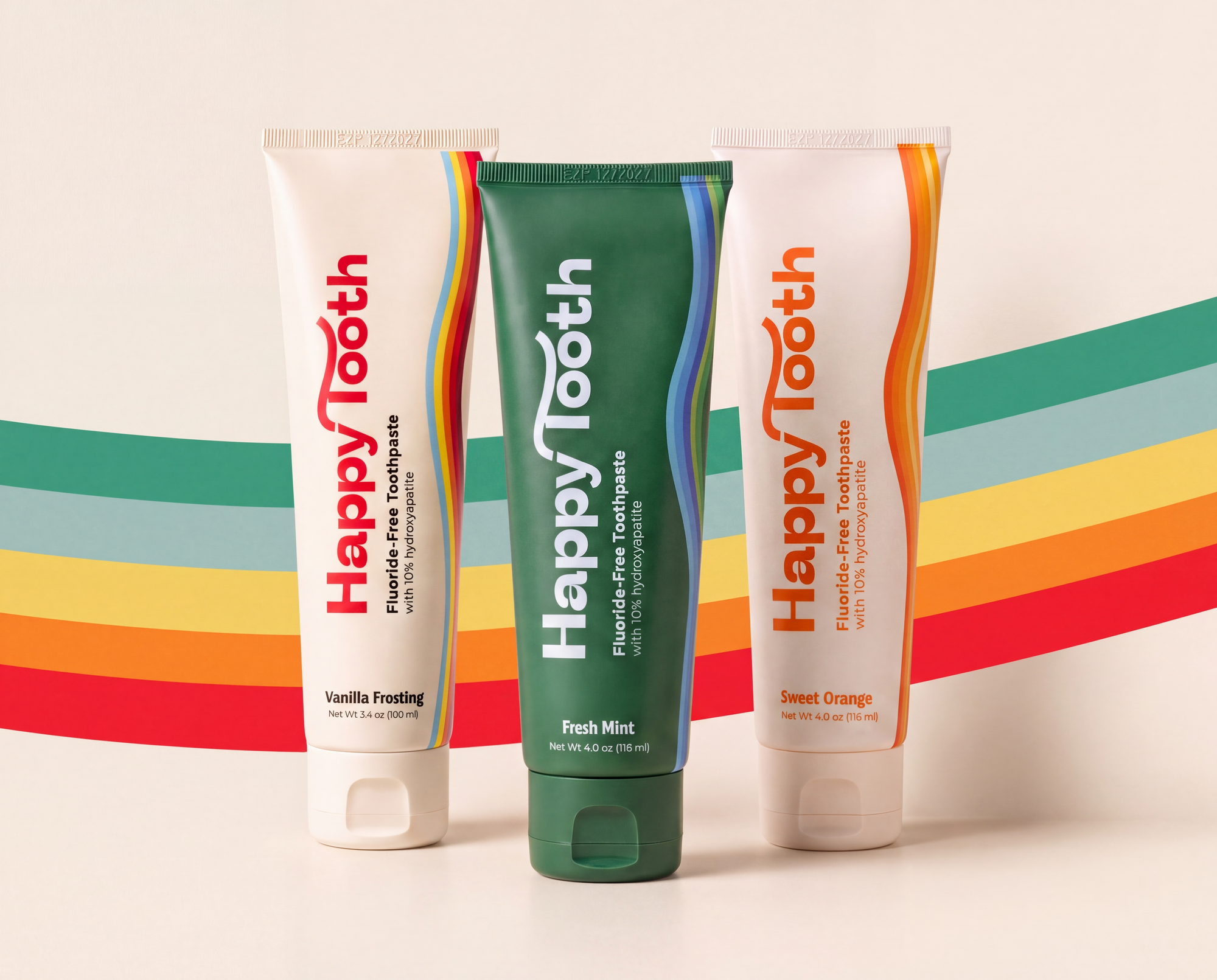 Natural Hydroxyapatite Toothpaste 3-Pack